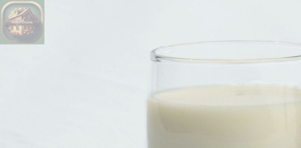 un vaso de leche